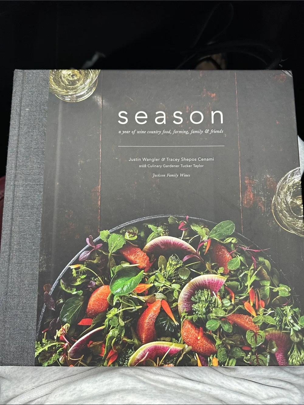 Season Cookbook by Justin W. and Tracey Shepos Cenami - Black Cover